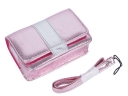 iSmart Trendy Soft Leather Case-Pink White